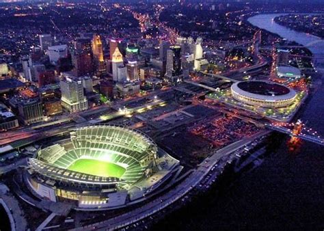 Cincinnati Stadiums Downtown Cincinnati Cincinnati Ohio Cincinnati