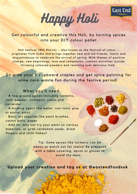Get Colourful And Creative This Holi By Turning Spices Into Your Diy