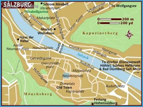 Austria Map Tourist Attractions Travelsfinderscom