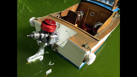 Nitro Outboard Engine On A Rc Model Boat Part Iii Youtube
