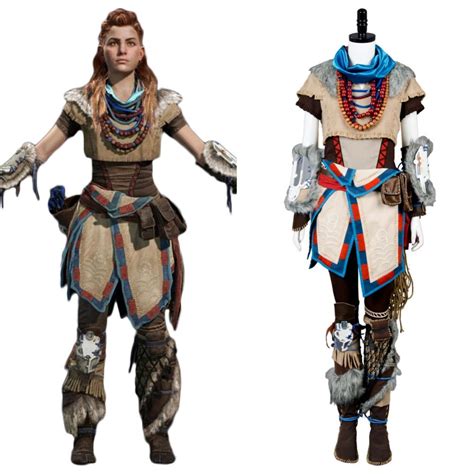 Horizonzero Dawn Cosplay Aloy Cosplay Costume Hunt Full Set Outfit Top