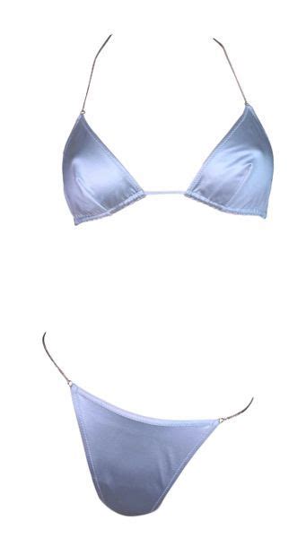 1990 s dolce and gabbana silver chain straps bikini swimwear strap bikini bikinis