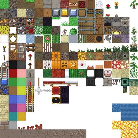 Materials list + block counts included.need a big kitchen for your cozy medieval. minecraft_tiles_big.png (512×512)