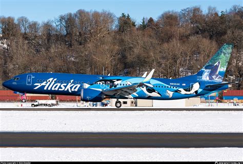 N932ak Alaska Airlines Boeing 737 9 Max Photo By Nick Sheeder Id