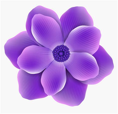 Purple Png Clip Art Transparent Flower Clip Art Purple Png Download