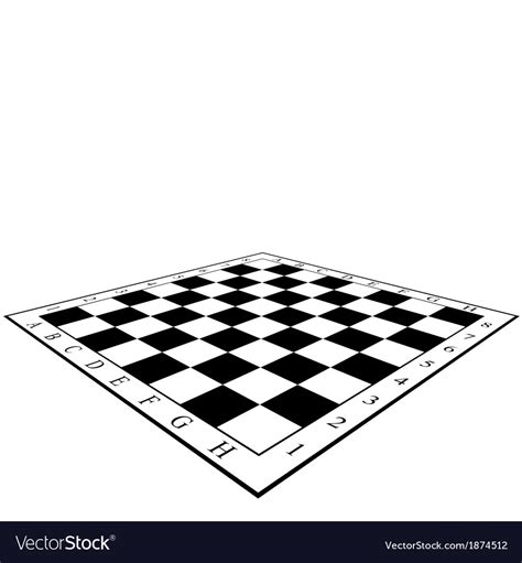 Chess Board Royalty Free Vector Image Vectorstock