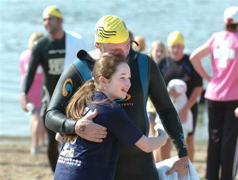 Hundreds Swim From Greenwich To Stamford For Cancer Research