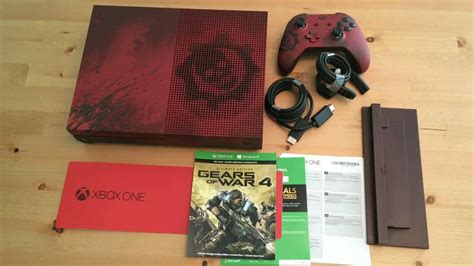 Gears Of War 4 Xbox One S 2tb Limited Edition Console Unboxing Hd