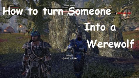 Finding spells to become a werewolf in real life isn't easy. Elder Scrolls Online How to turn someone into a werewolf ...