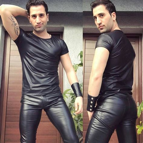 Guys In Leather Pants Mens Leather Pants Leather Jacket Men Tight Leather Pants