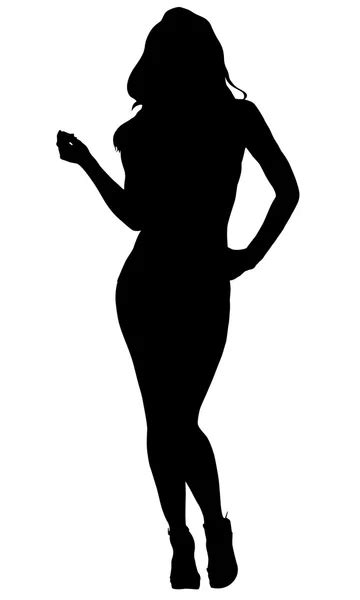 Sexy Woman Silhouette Vector Art Stock Images Depositphotos