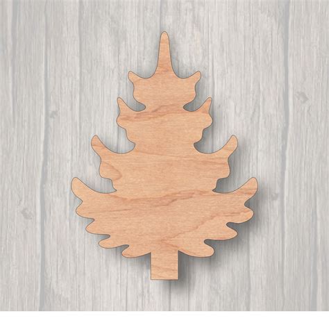 Pine Tree. Unfinished wood cutout. Wood cutout. Laser Cutout. | Etsy