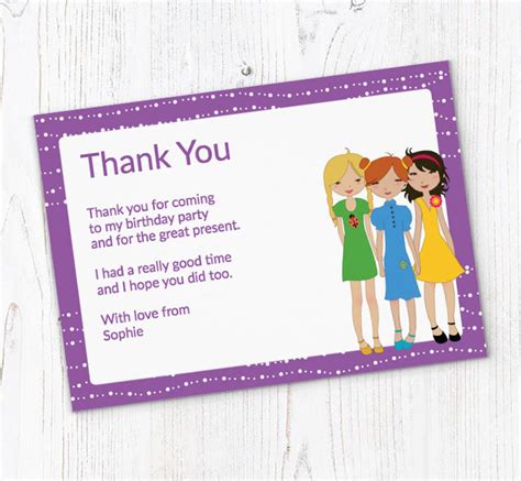 Best Friends Thank You Cards Personalise Online Plus Free Envelopes