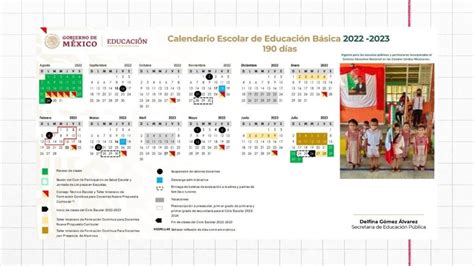 Sep Publica El Calendario Del Ciclo Escolar 2022 2023