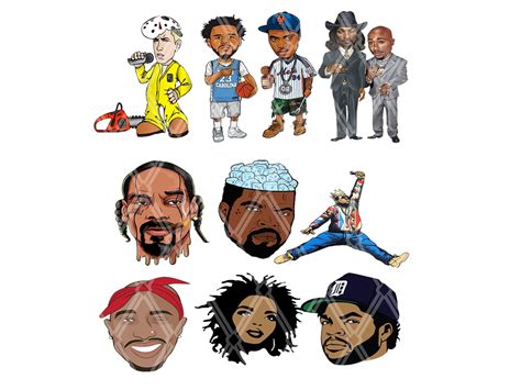 Hip Hop Stickers Png For Sublimation Or Any Print Etsy Australia