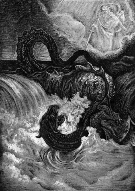 Destruction Of The Leviathan Gustave Dore Paul Gustave Doré Leviathan
