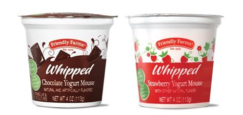 Slowly pour the cream into the chocolate stirring to create a smooth creamy mixture. Friendly Farms Chocolate Whipped Yogurt Mousse (Aldi) OH ...