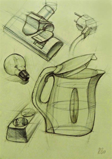 Random Object Pen Sketches By Hirvios On Deviantart