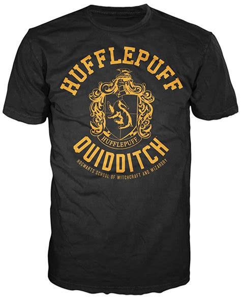 Harry Potter Hufflepuff Quidditch S Hogwarts T Shirt 1601 Jznovelty