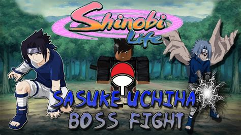 Roblox Shinobi Life 🅾 🅰 Pts Sasuke Boss Fight Youtube