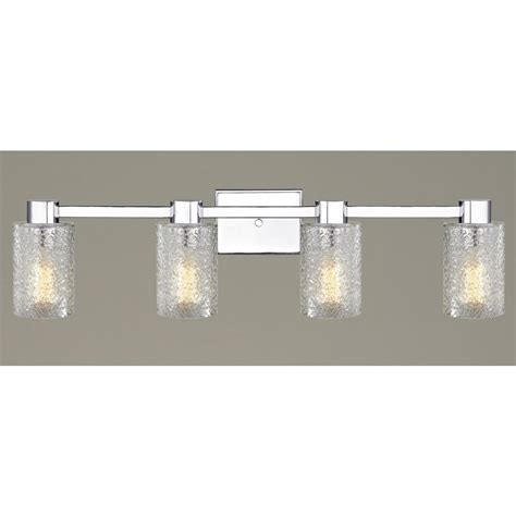 Maybe you would like to learn more about one of these? 4-Light Ice Glass Bathroom Vanity Light Chrome | 2104-26 ...
