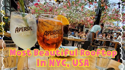 Serra By Birreria At Eataly Flatiron The Most Beautiful Roof Top In Nyc Usa Youtube