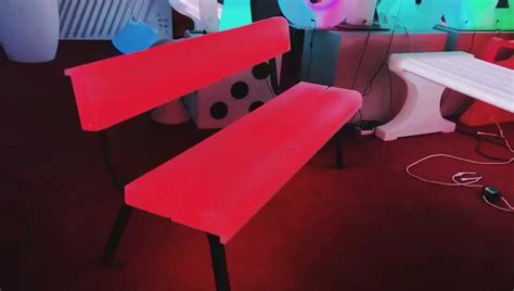 Cheap Public Park Benches General Use Glowing Led Garden Bench Buy