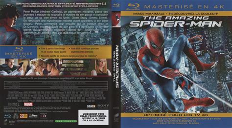 Jaquette Dvd De The Amazing Spider Man Blu Ray V3 Cinéma Passion