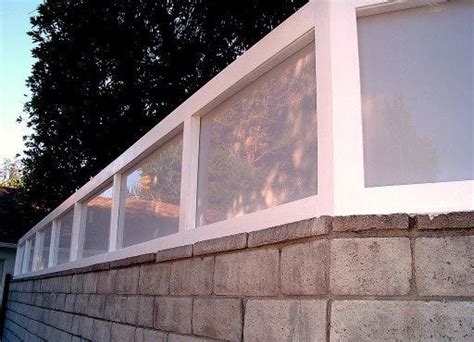 Plexiglass Wall Extension Modern Exterior Los Angeles By