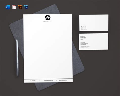 Letterhead Template Word Editable Professional Letterhead