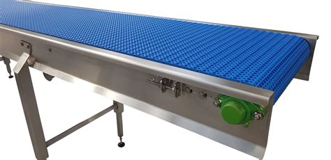 Stainless Steel Plastic Modular Belted Conveyors
