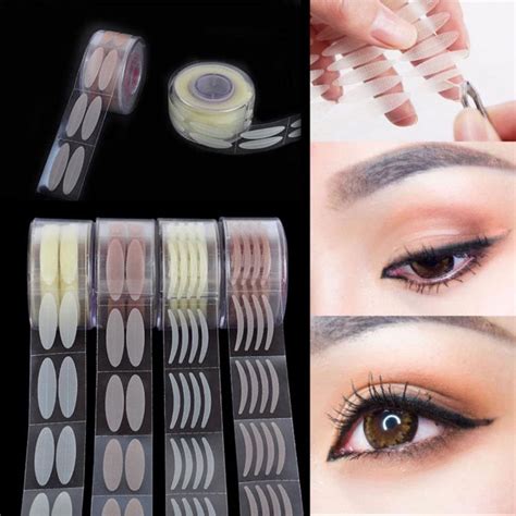 Besufy Double Eyelid Stickers 600 Pcs Roll Invisible Wide Narrow