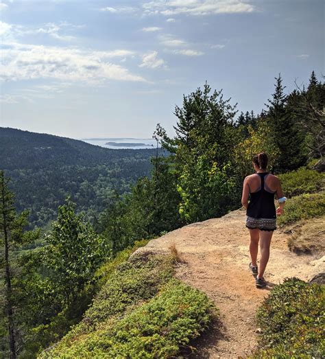 Katie Wanders Beech Cliff Trail Acadia National Park