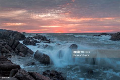 Seascape During Sunset Beautiful Natural Seascape Stock Photo Getty