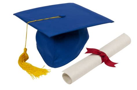 Graduation Cap And Diploma Stock Photo By ©koosen 58232055