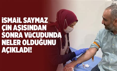 Check spelling or type a new query. İsmail Saymaz Çin aşısından sonra vücudunda neler olduğunu ...
