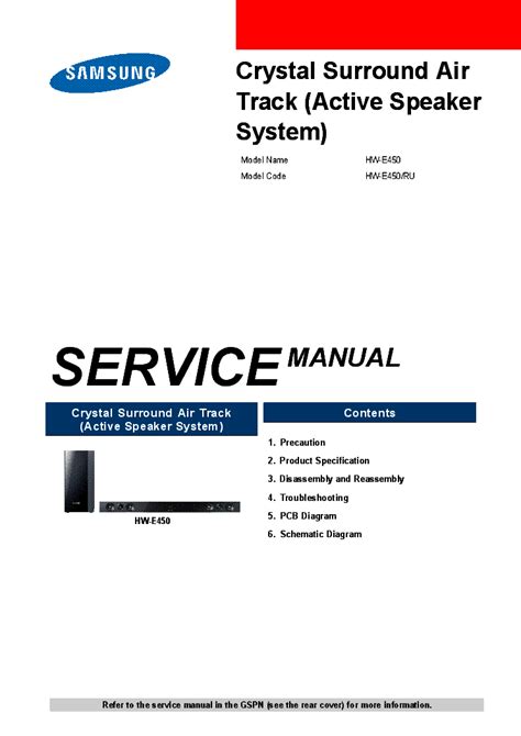 Samsung Hw E450 Manual