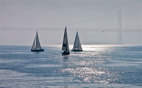 Wallpaper Olahraga Kapal Layar Laut Kendaraan Golden Gate Bridge