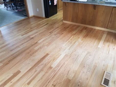 2 14 Red Oak Hardwood Sanded Sealed And Finished By Mid Valley