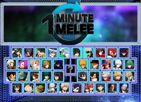 One Minute Melee Select Your Character Season 2 By Macmar02 On Deviantart