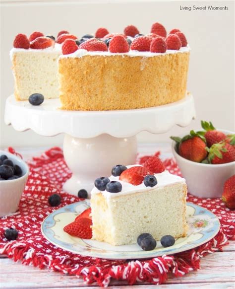 Rap pan on a hard surface twice to burst any air bubbles. Incredibly Delicious Sugar Free Angel Food Cake - Living ...