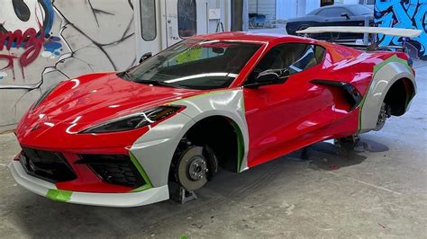 C8 Corvette Widebody Kit Almost Ready To Ship With Video