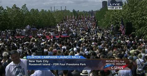 Hillary Clinton Presidential Campaign Launch Rally C