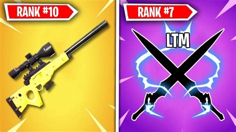 Top 10 Deleted Fortnite Season 7 Weapons We Hope Return Youtube