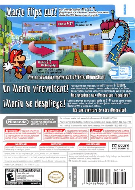 Super Paper Mario Cover Or Packaging Material Mobygames