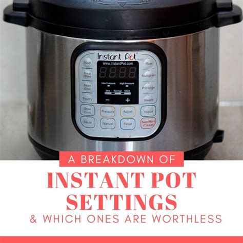 If it weren't designed to do this, the manufacturer would be. Crock Pot Settings Meaning - The name stuck so well that most people started calling any slow ...