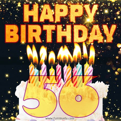 Happy 56th Birthday Animated S Download On