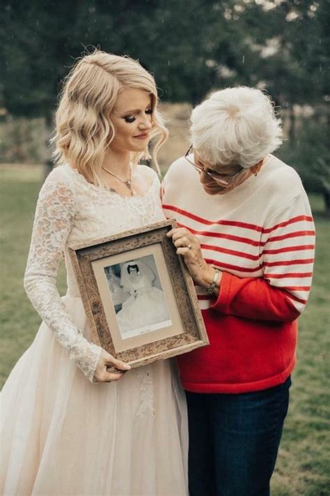 widow moved to tears when granddaughter surprises her wearing her 55 year old wedding dress
