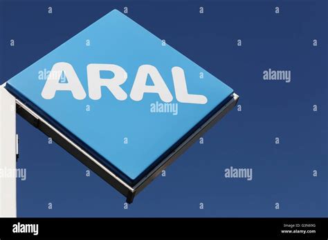Aral Sign On A Panel Stock Photo Alamy