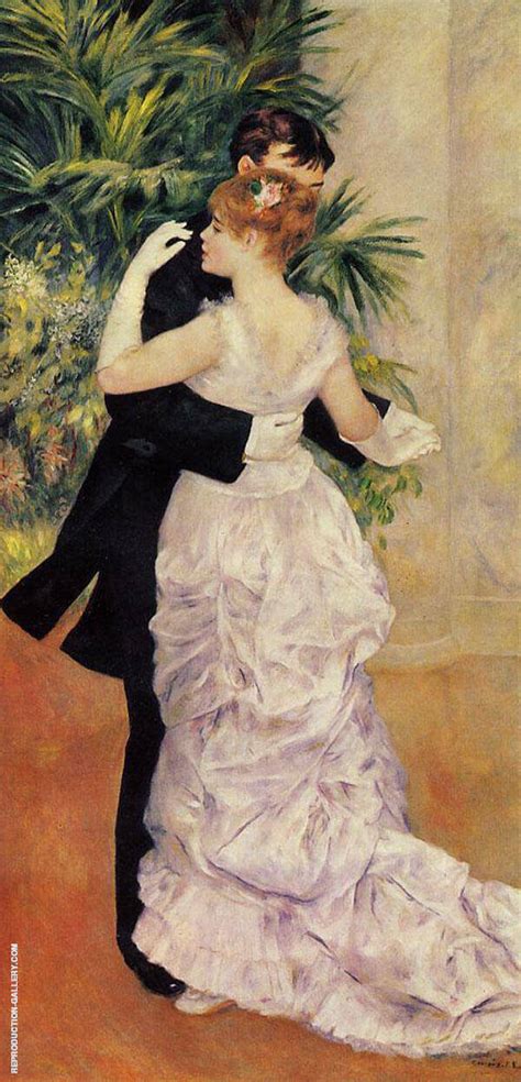 City Dance Painting By Pierre Auguste Renoir Reproduction Gallery